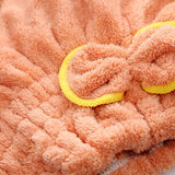 Natty Records Hair Wet Wrap Microfibre Quick Hair Drying Bath Towel Spa Bowknot Wrap Towel Cap Bathroom Accessories Bonnets For Women Designer Shower Cap