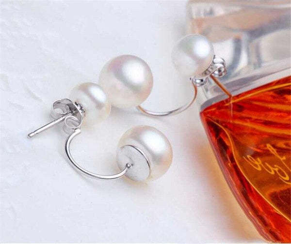 Natural Freshwater Pearls, White Flower Pearl Earrings, Bridal Jewelry  Bridal Stud Earrings Pearl Stud Bridal Earrings Statement Earrings Cz - Etsy