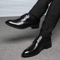 Natty Records Store Men's Shoes ROXDIA Men's Microfiber Leather Business Oxfords
