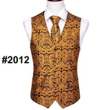 Natty Records Store Men's Vests MJ-2012 / XL Better Than Me Designer Paisley Silk Vest Set
