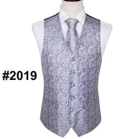 Natty Records Store Men's Vests MJ-2019 / XXXL Better Than Me Designer Paisley Silk Vest Set