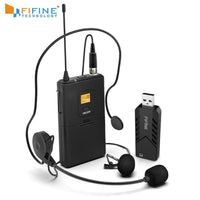 Natty Records Store Microphones Wireless Lavalier Microphone for PC Mac with USB Receiver