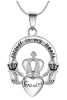 Natty Records Store Urn Necklace Grandpa Forever in my Heart Crown Urn Pendant Necklace