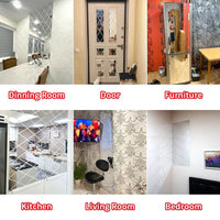 Natty Records wall covering Can't Get Enough 3D Mirror Wall Sticker